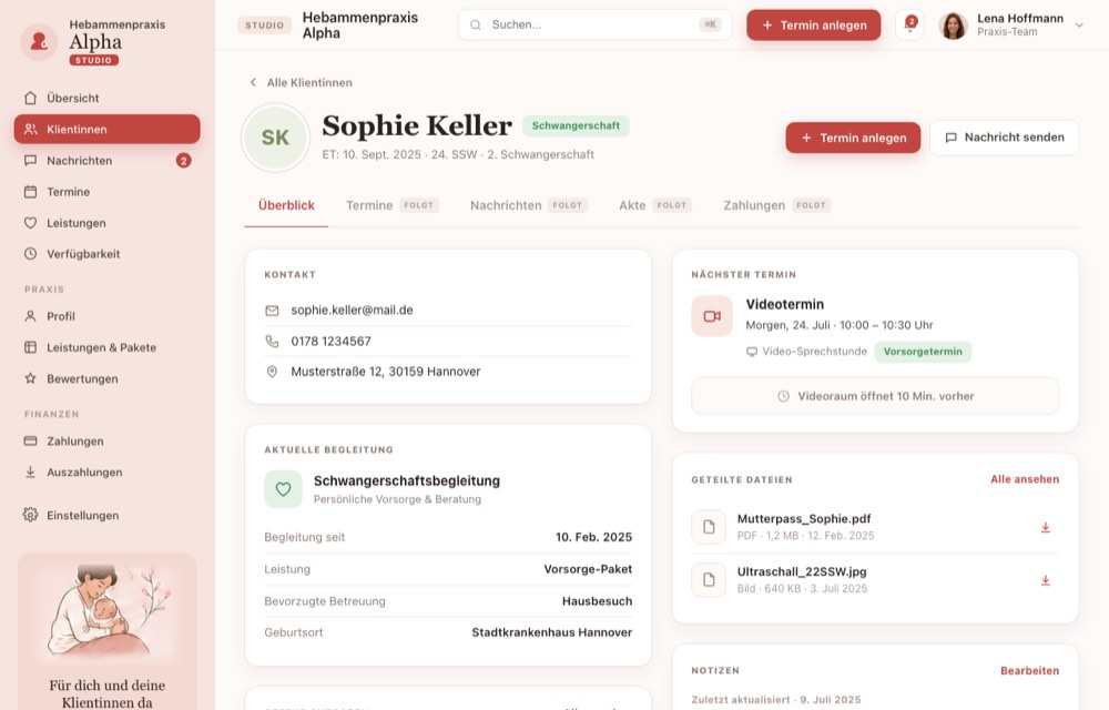 Mammito — Client record